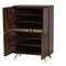 Baxton Studio Graceland Mid-Century Modern Transitional Walnut Brown Finished Wood Shoe Cabinet 233-13274-ZORO - alternate 5